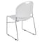 Flash Furniture White Plastic Stack Chair, PK5 5-RUT-188-WH-GG - alternate 10